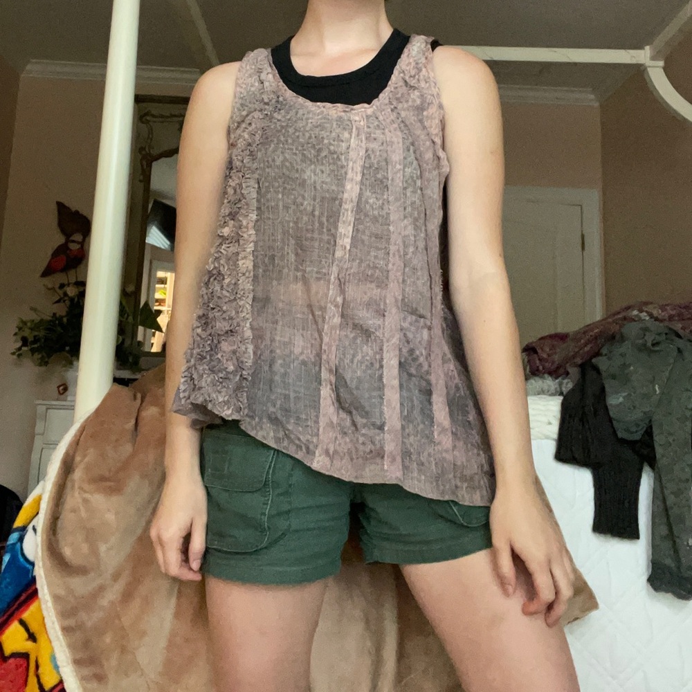 Asymmetrical tank top ASO Violet Harmon